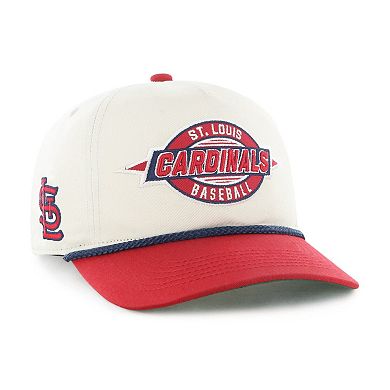 Youth '47 Natural/Red St. Louis Cardinals Frame Out Hitch Adjustable Hat