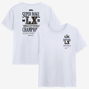 Women's Nike White Seattle Seahawks Super Bowl LX Champions Long Ball T-Shirt