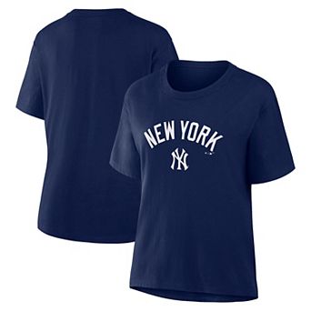 Women's Fanatics Navy New York Yankees Lockup Legacy T-Shirt