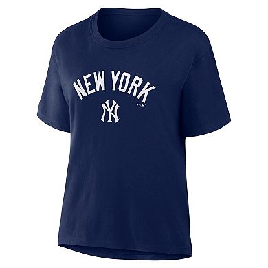 Women's Fanatics Navy New York Yankees Lockup Legacy T-Shirt