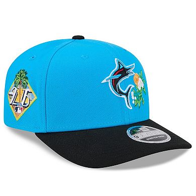 Men's New Era Blue/Black Miami Marlins 2026 Spring Training 9SEVENTY Adjustable Hat