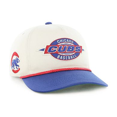 Youth '47 Natural/Royal Chicago Cubs Frame Out Hitch Adjustable Hat