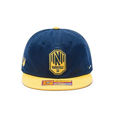 Unisex Navy/Yellow Nashville SC Swingman Snapback Hat