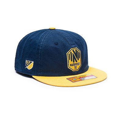 Unisex Navy/Yellow Nashville SC Swingman Snapback Hat