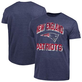 Men's Champion Navy New England Patriots Ultimate Tri-Blend T-Shirt