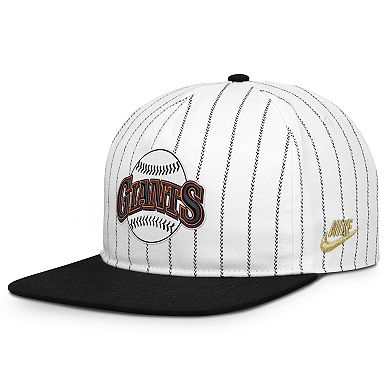 Men's Nike White/Black San Francisco Giants Cooperstown Collection Pro Adjustable Hat