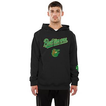 Men's New Era Black Baltimore Orioles 2026 St. Patrick's Day Fleece Hoodie