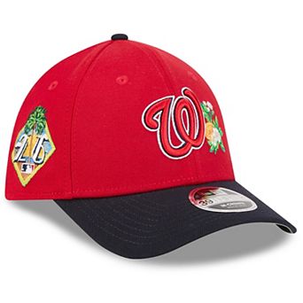 Men's New Era Red/Navy Washington Nationals 2026 Spring Training M-Crown 39THIRTY Flex Hat