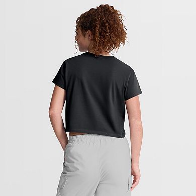 Women's Nike Black Seattle Mariners Mod Cropped T-Shirt