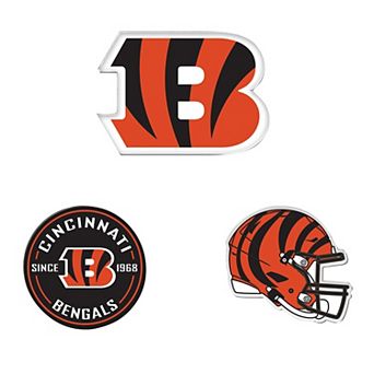 WinCraft Cincinnati Bengals 3-Pack Premium Fridge Magnet Set