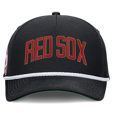 Men's Nike Black Boston Red Sox Cooperstown Collection Rise Adjustable Hat
