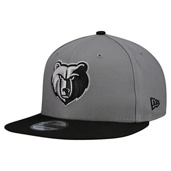 Men's New Era Gray Memphis Grizzlies Core Logo Storm Gray Two-Tone 9FIFTY Snapback Hat