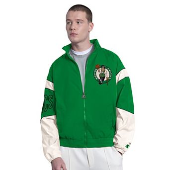 Men's Starter Green Boston Celtics The Gust Full-Zip Hoodie