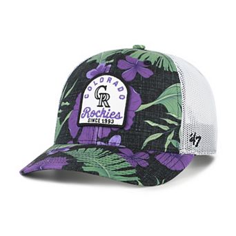 Men's '47 Black Colorado Rockies Tei Beachside Adjustable Trucker Hat