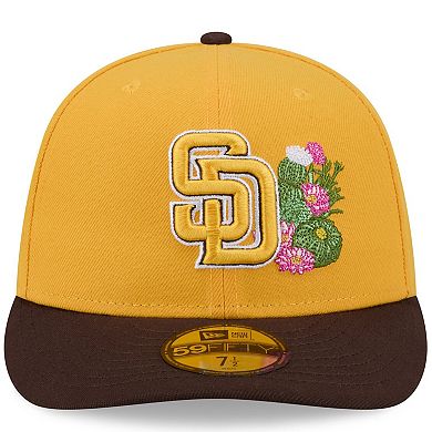 Men's New Era Gold/Brown San Diego Padres 2026 Spring Training 59FIFTY Fitted Hat