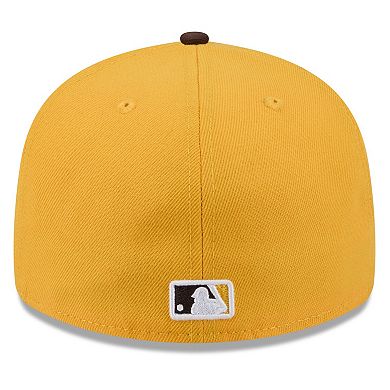 Men's New Era Gold/Brown San Diego Padres 2026 Spring Training 59FIFTY Fitted Hat