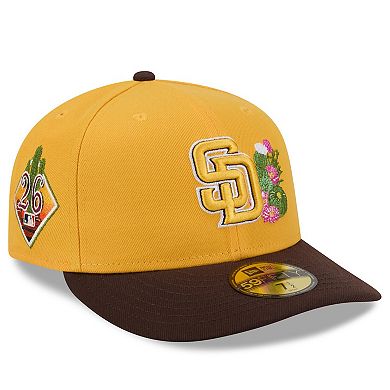 Men's New Era Gold/Brown San Diego Padres 2026 Spring Training 59FIFTY Fitted Hat