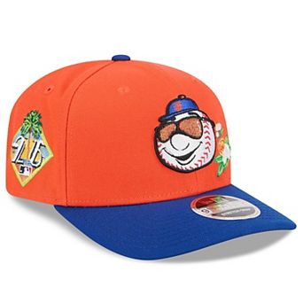 Men's New Era Orange/Royal New York Mets 2026 Spring Training 9SEVENTY Adjustable Hat