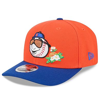 Men's New Era Orange/Royal New York Mets 2026 Spring Training 9SEVENTY Adjustable Hat