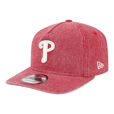 Men's New Era Red Philadelphia Phillies Denim Classic 19TWENTY Adjustable Hat