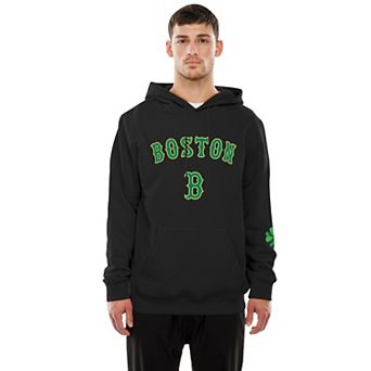 Men's New Era Black Boston Red Sox 2026 St. Patrick's Day Fleece Hoodie