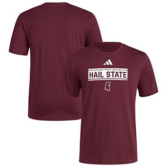 Men's adidas Maroon Mississippi State Bulldogs Locker Slogan Pre-Game T-Shirt