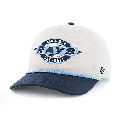 Youth '47 Natural/Navy Tampa Bay Rays Frame Out Hitch Adjustable Hat