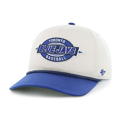 Youth '47 Natural/Royal Toronto Blue Jays Frame Out Hitch Adjustable Hat