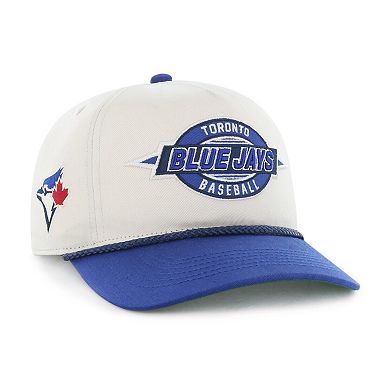 Youth '47 Natural/Royal Toronto Blue Jays Frame Out Hitch Adjustable Hat