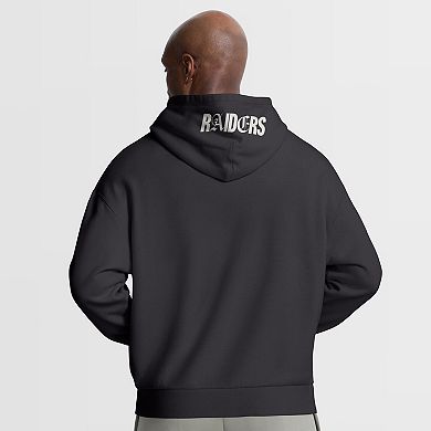 Men's Fanatics Black Las Vegas Raiders Oversized Type Play Location Hoodie