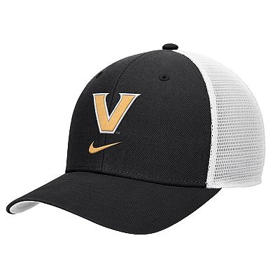 Men's Nike Black Vanderbilt Commodores Rise Trucker Adjustable Hat