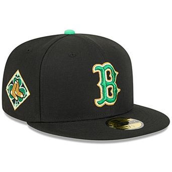 Men's New Era Black Boston Red Sox 2026 St. Patrick's Day 59FIFTY Fitted Hat