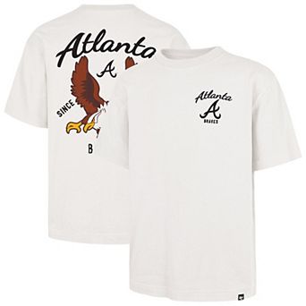 Men's '47 Cream Atlanta Braves Souvenir Eagle Foundation T-Shirt