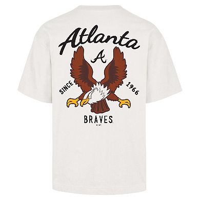 Men's '47 Cream Atlanta Braves Souvenir Eagle Foundation T-Shirt