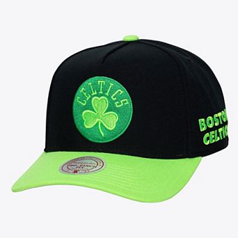 Men's Mitchell & Ness Black Boston Celtics Hardwood Classics Legendary Away Pro-Pinch Adjustable Hat