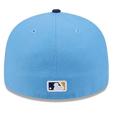 Men's New Era Light Blue/Navy Milwaukee Brewers 2026 Spring Training 59FIFTY Fitted Hat