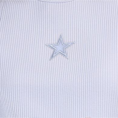 Women's Starter Light Blue Dallas Cowboys Travel Pastels Cropped Tank