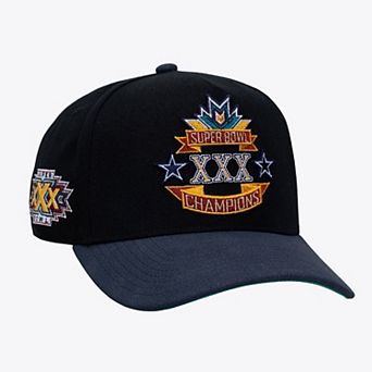 Men's Mitchell & Ness Black Dallas Cowboys Super Bowl XXX Champions Lux Pro Snapback