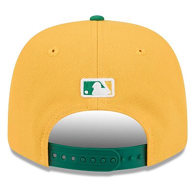 Men's New Era Gold/Green Athletics 2026 Spring Training 9SEVENTY Adjustable Hat