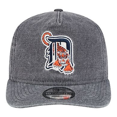 Men's New Era Heather Gray Detroit Tigers Throwback Denim Classic 19TWENTY Adjustable Hat