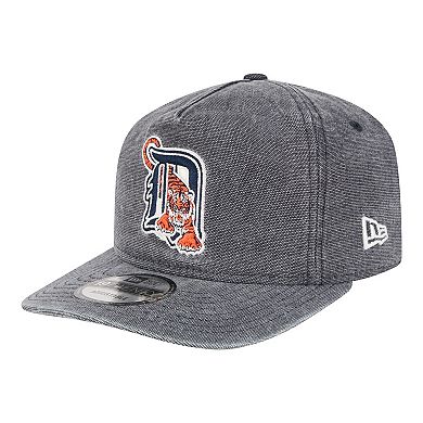 Men's New Era Heather Gray Detroit Tigers Throwback Denim Classic 19TWENTY Adjustable Hat