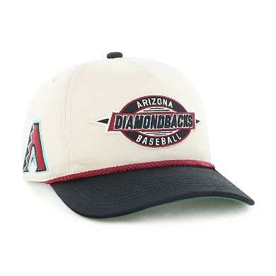 Youth '47 Natural/Black Arizona Diamondbacks Frame Out Hitch Adjustable Hat