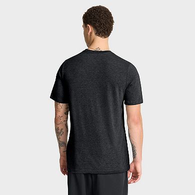 Men's Nike Heather Black Arizona Diamondbacks Stacked Tri-Blend T-Shirt