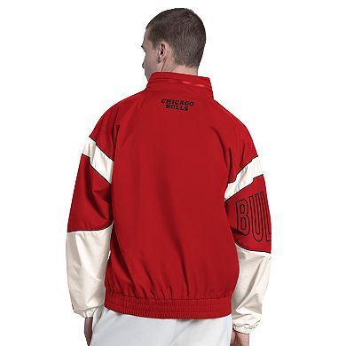 Men's Starter Red Chicago Bulls The Gust Full-Zip Hoodie
