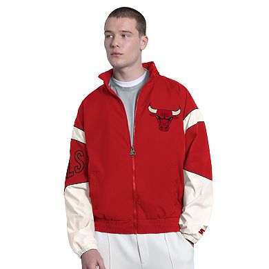 Men's Starter Red Chicago Bulls The Gust Full-Zip Hoodie