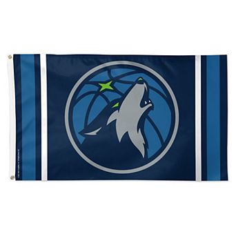 WinCraft Minnesota Timberwolves 3' x 5' Vertical Stripe Deluxe Single-Sided Flag