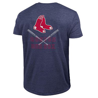 Men's Champion Navy Boston Red Sox Tri-Blend T-Shirt