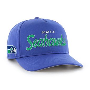 Men's '47 Royal Seattle Seahawks Crosstown Throwback Hitch Adjustable Hat