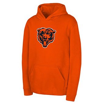 Youth Orange Chicago Bears Team Logo Pullover Hoodie