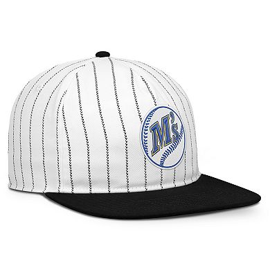 Men's Nike White/Black Seattle Mariners Cooperstown Collection Pro Adjustable Hat